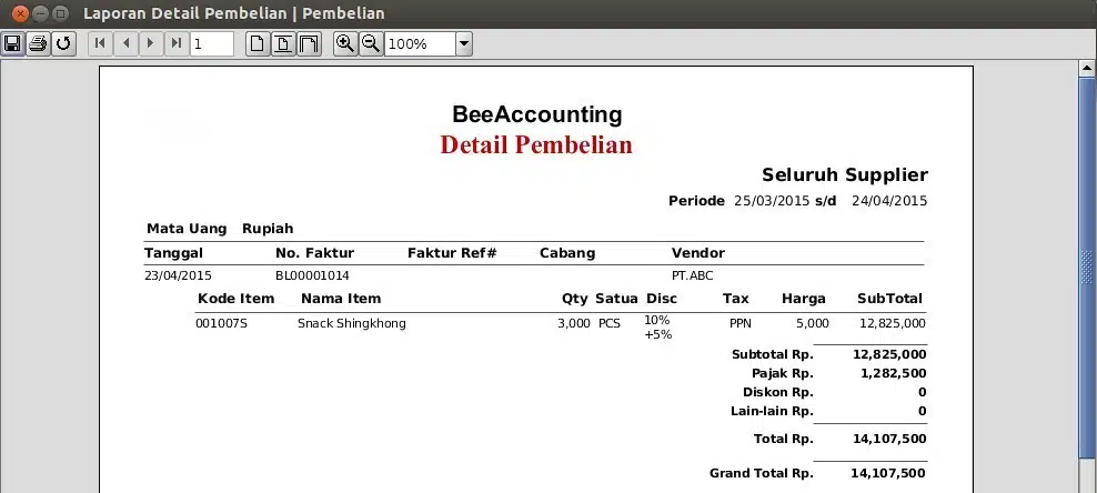 software accounting bee